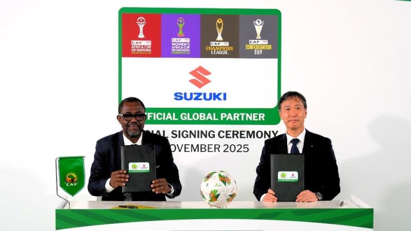 Suzuki Signs Sponsorship Agreement with Confederation of African Football